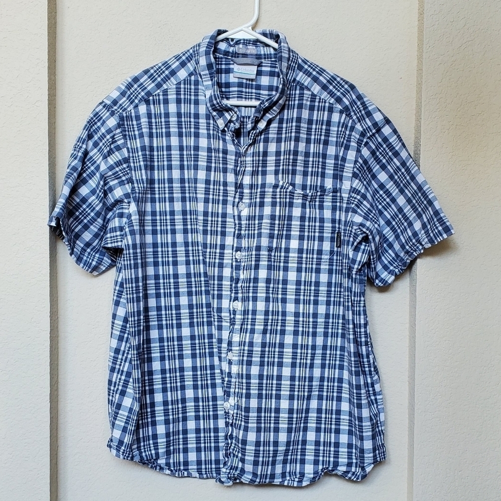Columbia Men's Plaid Shirt. Size 3X